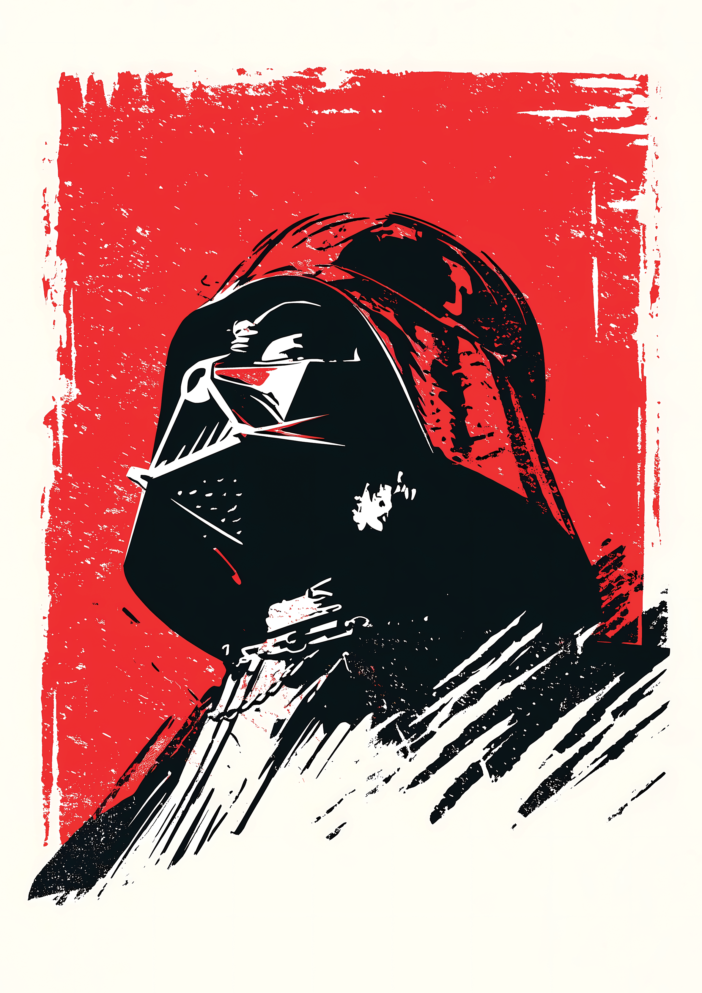 Darth Vader 2 metal poster artwork